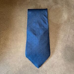 Buckingham Navy Blue Italian Silk Neck Tie